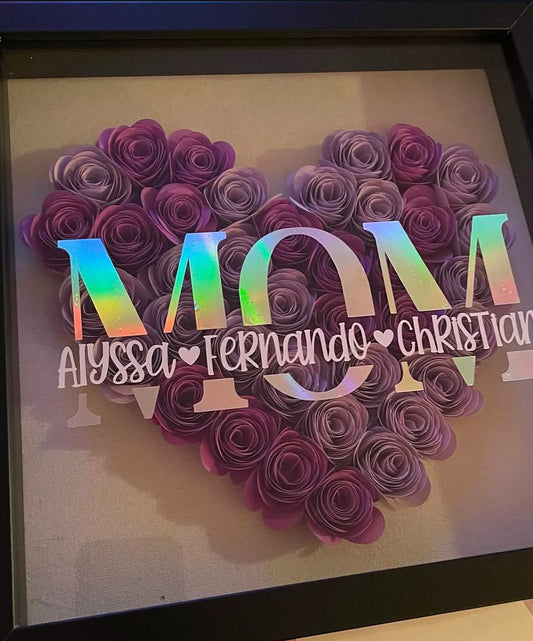 Mother’s Day Heart Shadow Box